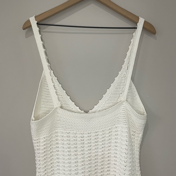 Aritzia Wilfred Evie midi semi sheer crochet midi dress X large - Picture 11 of 16